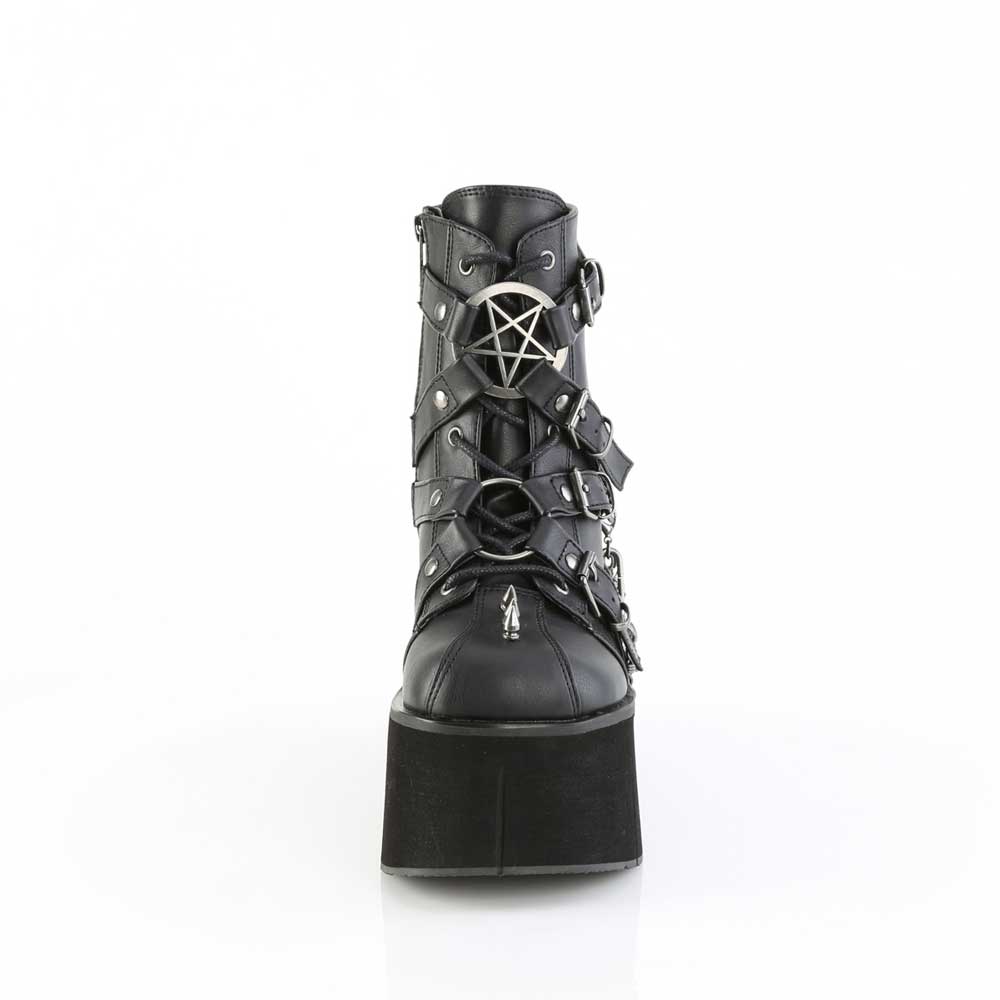 DemoniaCult - KERA-68 Plateau Laarzen - Zwart